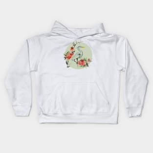 Crane Vignette Kids Hoodie